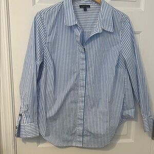 Universal Standard Elbe Striped Stretch Button Down